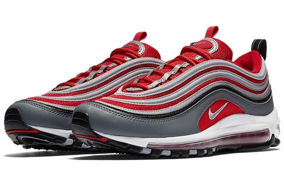 Nike Air Max 97 Dark Grey Gym Red