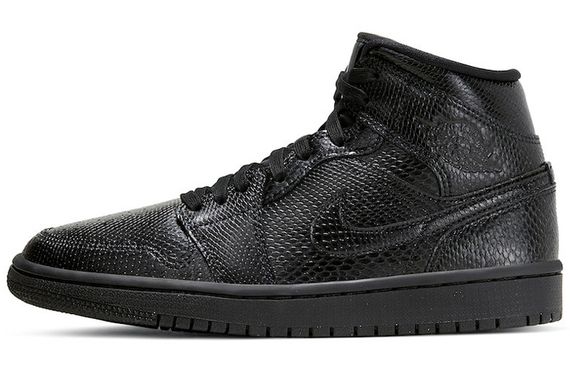 Jordan Air Jordan 1 Mid &quot;Black Snakeskin&quot;
