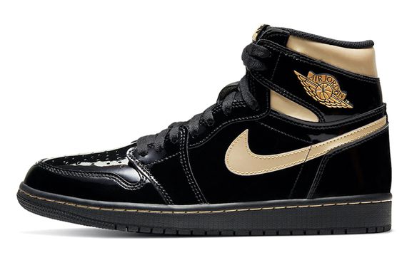 Jordan Air Jordan 1 High Og &quot;Black Gold&quot;