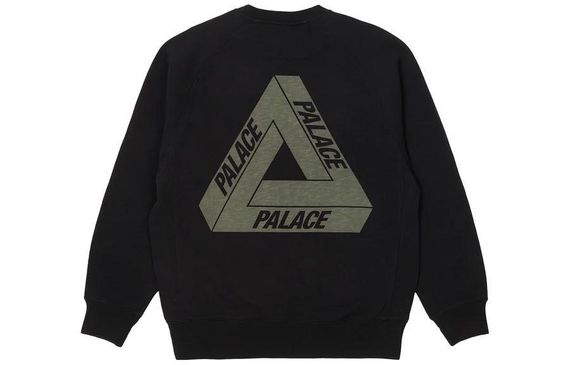 PALACE FW22 Tri-Ferg Slub Crew Black