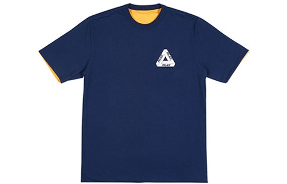PALACE Reverso T-Shirt Navy Orange Logo T