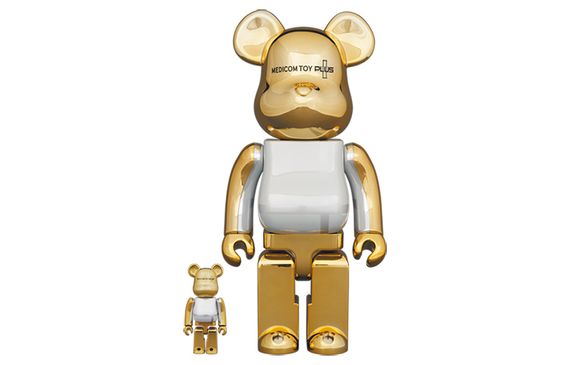 BE@RBRICK MEDICOM TOY PLUS GOLD CHROME Ver.
