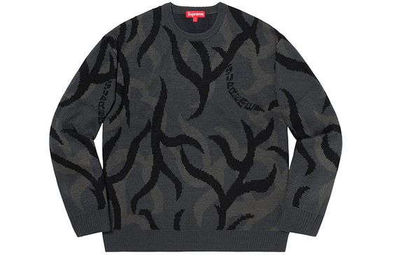 Supreme FW19 Week 2 Tribal Camo Sweater
