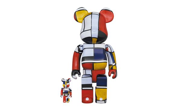 BE@RBRICK Piet Mondrian 100%+400%