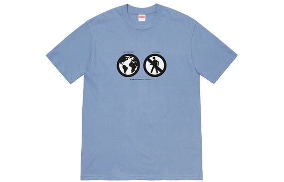 Supreme FW19 Week 1 Save The Planet Tee Slate T