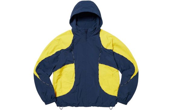 Supreme FW23 WEEK2 LOGO PIPING HOODED TRACK JACKET Logo