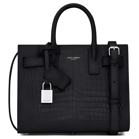 SAINT LAURENT YSL SAC DE JOUR Logo Tote