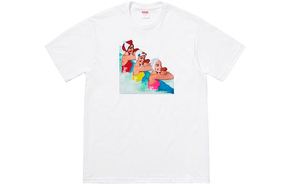 Supreme SS18 Swimmers Tee White T