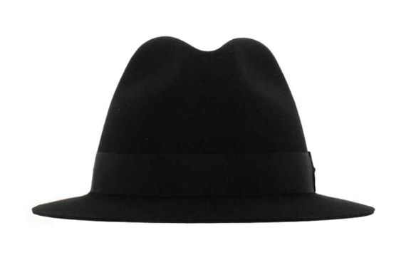 SAINT LAURENT Fedora Black felt Fedora