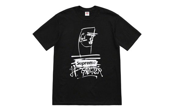 Supreme SS19 x Jean Paul Gaultier Tee Black T