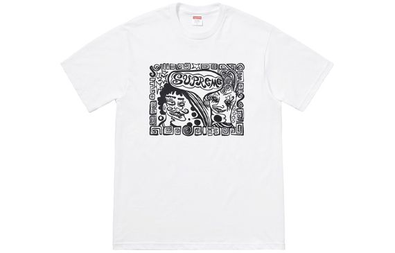 Supreme FW18 Faces Tee white T