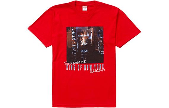 Supreme SS19 Christopher Walken King Of New York Tee Red T