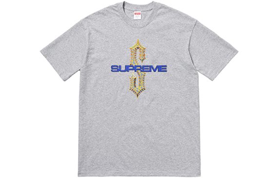 Supreme SS18 Diamonds Tee Heather Grey T