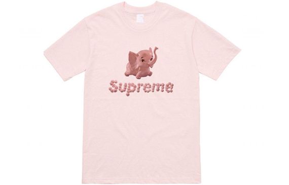 Supreme SS17 Elephant Tee Pink T