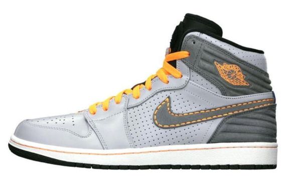 Jordan Air Jordan 1 Retro 93 Wolf Grey Orange