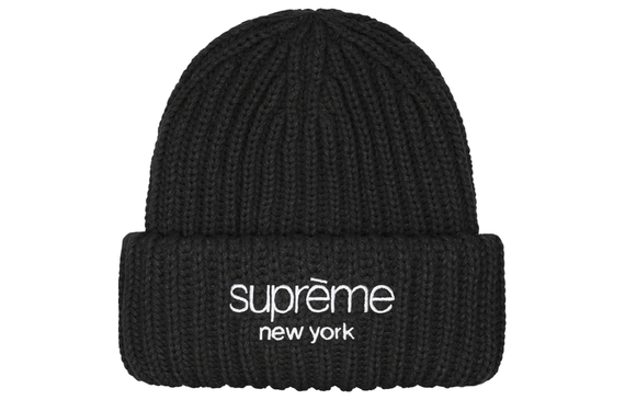 Supreme FW23 WEEK 15 CLASSIC LOGO CHUNKY RIBBED BEANIE