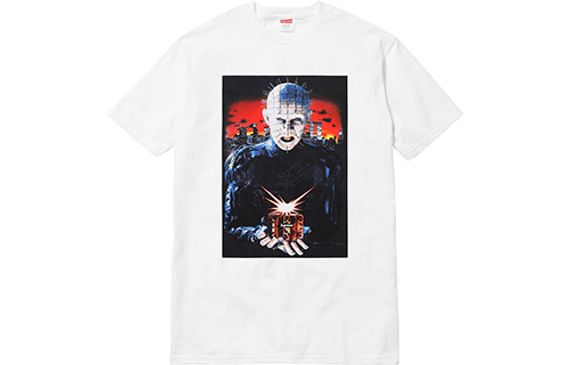 Supreme SS18 Hellraiser Hell on Earth Tee White T