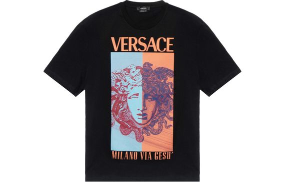 VERSACE Medusa Orchid Logo T