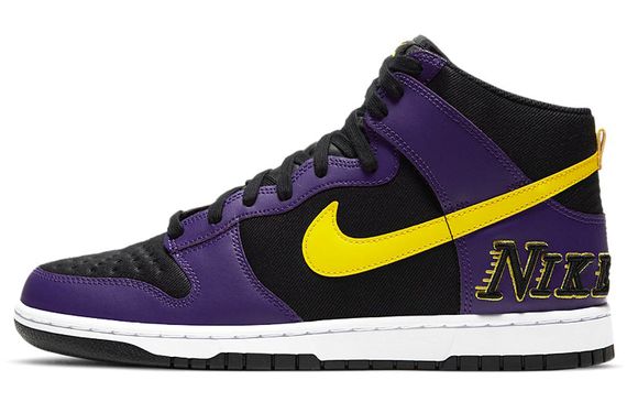 Nike Dunk High EMB &quot;Lakers&quot;
