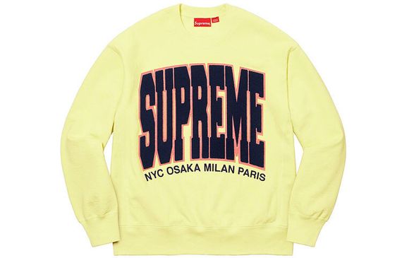 Supreme FW21 Week 1 Cities Arc Crewneck Logo