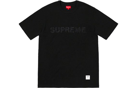 Supreme SS19 Shatter Tee Black Logo T