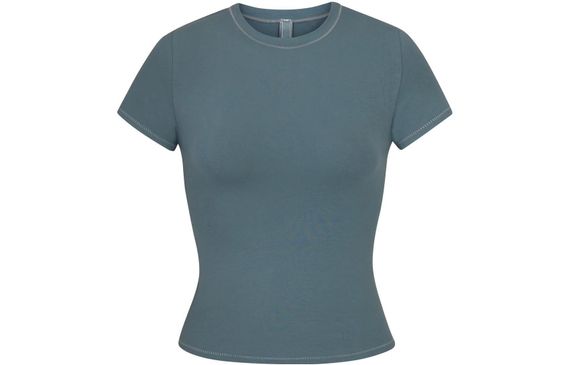 SKIMS COTTON JERSEY T-SHIRT T /KYANITE
