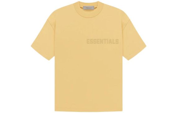 Fear of God Essentials Ss Tee Light Tuscan Logo T