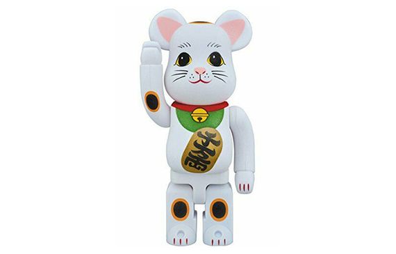 BE@RBRICK Maneki Neko Flocky 100%400%