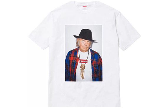 Supreme SS15 Neil Young White T