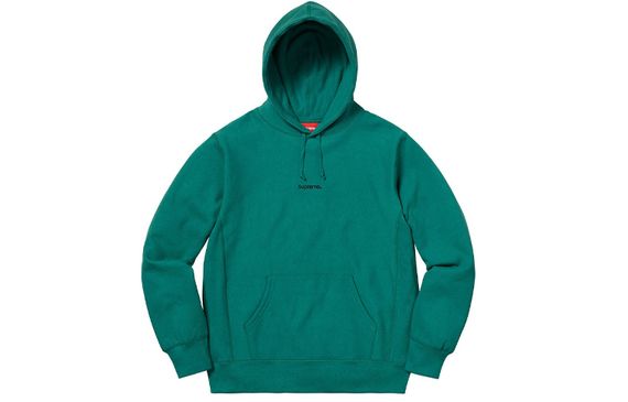Supreme FW18 Trademark Hooded Sweatshirt Dark Teal