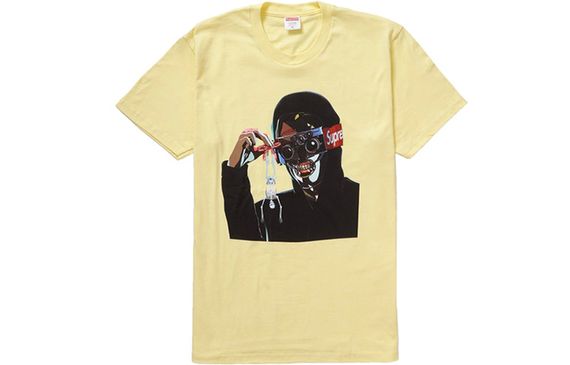 Supreme SS19 Creeper Tee Pale Yellow T