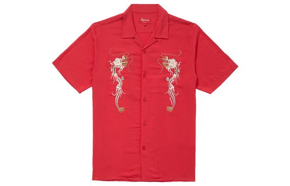 Supreme FW18 Dragon Rayon Red