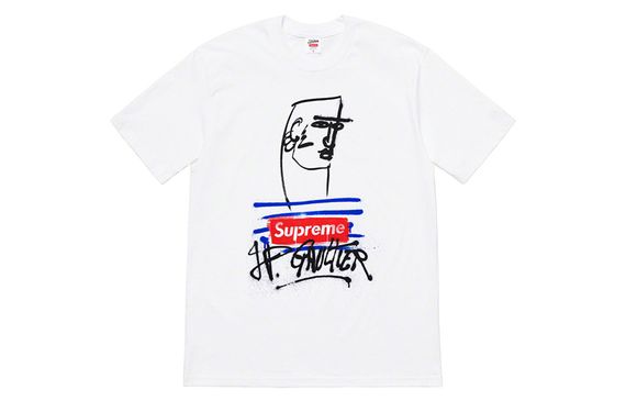 Supreme SS19 x Jean Paul Gaultier Tee White T