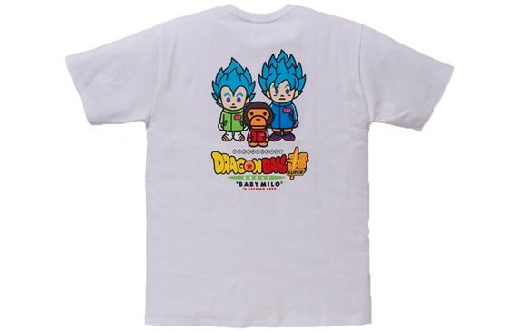 A BATHING APE x Dragonball Super Goku&amp;Vegeta Tee Q T
