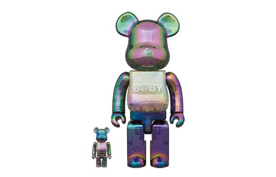 BE@RBRICK MY FIRST B@BY CLEAR BLACK CHROME