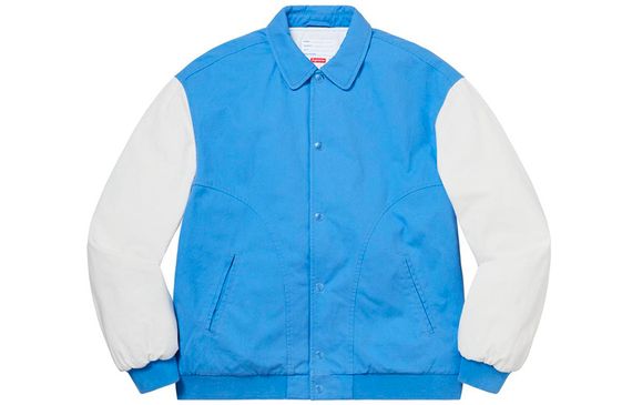 Supreme SS20 Week 11 Twill Varsity Jacket Logo