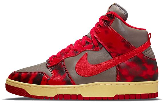 Nike Dunk High SP &quot;Red Camo Acid Wash&quot;