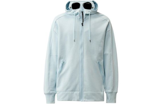 C.P.Company Diagonal Raised Fleece Goggle Zipped Hoodie