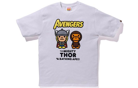 A BATHING APE BAPE × Marvel Milo Mighty Thor Tee T