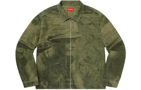 Supreme FW19 Week 1 Supreme Is Love Denim Work Jacket