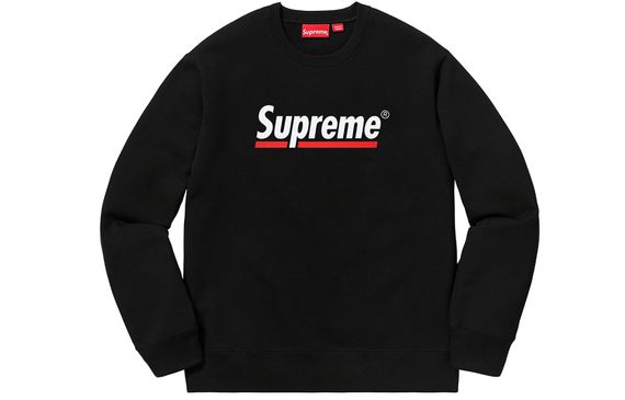 Supreme SS20 Week 2 Underline Crewneck logo