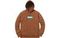 Supreme FW17 Box Logo Hooded Sweatshirt Brown Logo