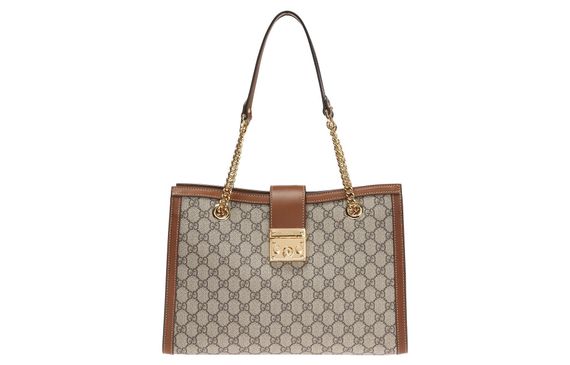GUCCI Padlock Logo Tote /