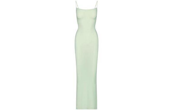 SKIMS SOFT LOUNGE LONG SLIP DRESS /HONEYDEW