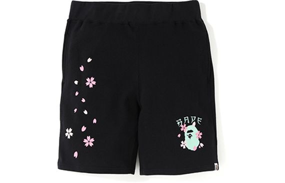 BAPE SAKURA SWEAT SHORTS