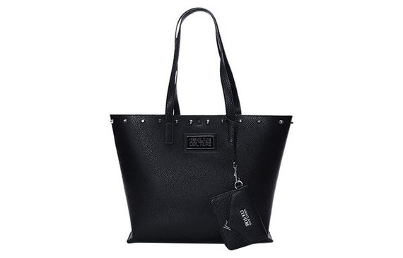 VERSACE JEANS COUTURE Logo PU Tote