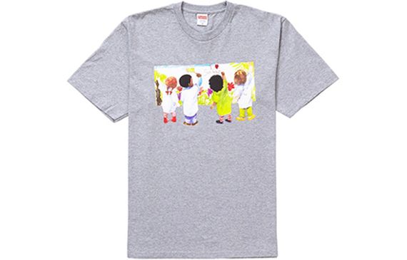 Supreme SS19 Kids Tee Heather Grey T