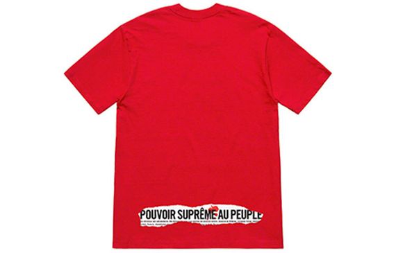 Supreme SS19 Headline Tee Red logo T