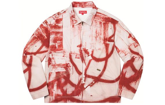 Supreme Week 12 x Christopher Wool Denim Work Jacket