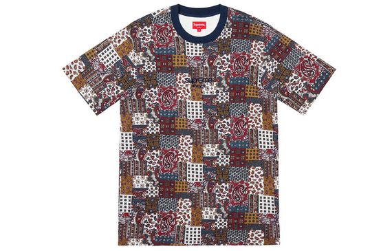 Supreme SS19 Patchwork Paisley S/S Top T